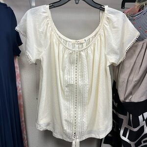 Hope Cream Boho Blouse
